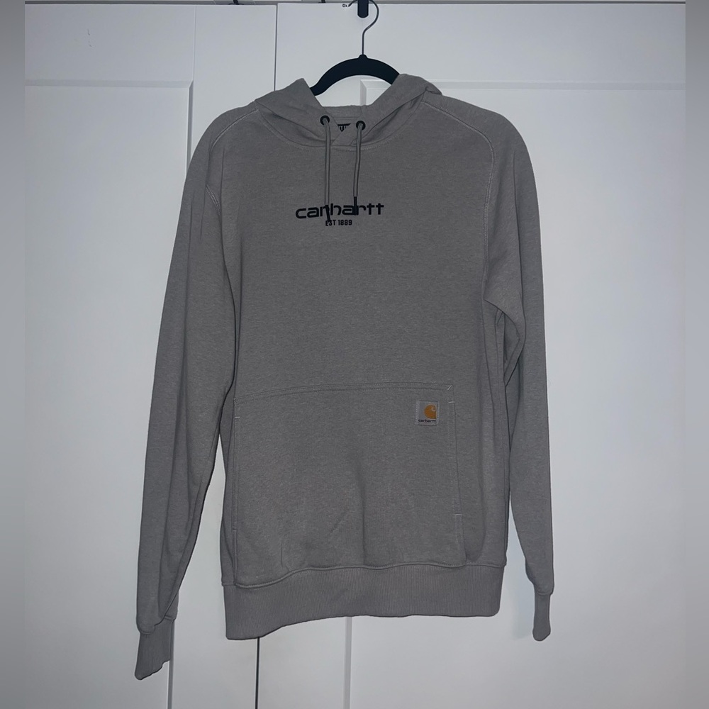 Carhartt Relaxed Fit Carhartt Force Light Grey Hoodie Men’s Size Small